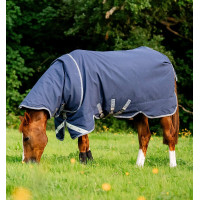Cobertura Horseware Rhino Plus Vari-Layer 450g Preto / cinza titânio / azul clássico