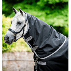 Capa Horseware Amigo 1200D Plus Turnout Bundle 50g 100g e 200g Preto / cinza titânio / prata