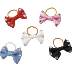 Laços para tranças Equithème com strass transparentes Laços para tranças Equithème com strass transparentes