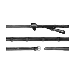 Rendas Dy'on coleção New English A Alianças Borracha 1/2" Com 7 Paradores Preto