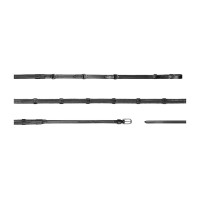 Rendas Howlett Dy'on 3 "D" Borracha 1/2'' com 7 passadores Preto Rendas Howlett Dy'on 3 "D" Borracha 1/2'' com 7 passadores Preto