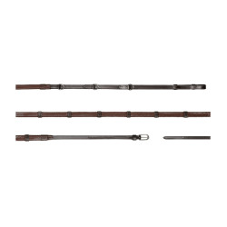 Rendas Howlett Dy'on 3 "D" Borracha 1/2'' com 7 passadores Castanho