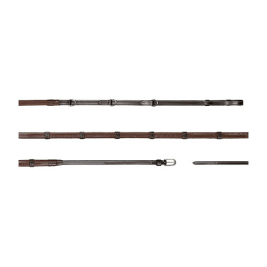 Rendas Howlett Dy'on 3 "D" Borracha 1/2'' com 7 passadores Castanho