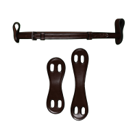 Sob queixeira Dy'on 1/2" com 2 fixações removíveis Castanho