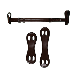 Sob queixeira Dy'on 1/2" com 2 fixações removíveis Castanho