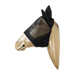 Máscaras anti-moscas Kentucky Skin Friendly com orelhas Preto