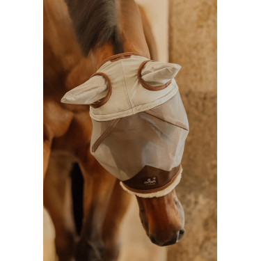Máscaras anti-moscas Kentucky Skin Friendly com orelhas Máscaras anti-moscas Kentucky Skin Friendly com orelhas