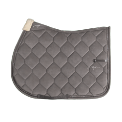 Almofada de sela Dy'on Corduroy Jumping Cinzento Almofada de sela Dy'on Corduroy Jumping Cinzento