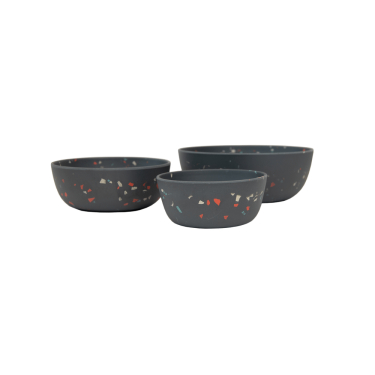 Tigela para cão Bamboo Terrazzo Kentucky Cinzento