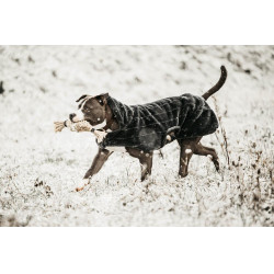 Casaco para cão em pelo sintético Kentucky Cinzento Casaco para cão em pelo sintético Kentucky Cinzento