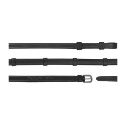 Rendas de Cabeçada Working by Dy'on Todo em Couro com 7 Paradores 5/8" Preto Rendas de Cabeçada Working by Dy'on Todo em Couro com 7 Paradores 5/8" Preto