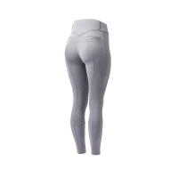 Calça Térmica com Assento Total Mira Feminina Horze Liga Cinzento