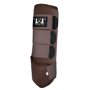 Guarnições T de T Neoprene Castanho