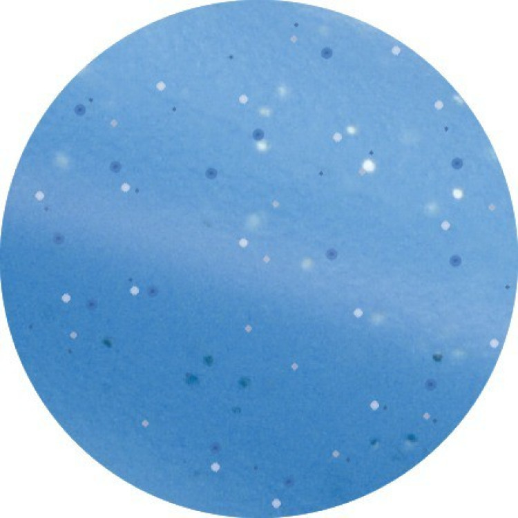 Raspadeira metálica redonda fluorescente com purpurina Raspadeira metálica redonda fluorescente com purpurina