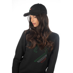 Boné de beisebol HKM Livigno Preto