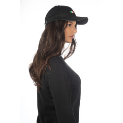 Boné de beisebol HKM Livigno Preto