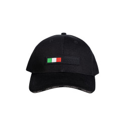 Boné de beisebol HKM Livigno Preto