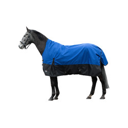 Cobertura highneck HKM Glasgow 1200D forro polar Azul / preto