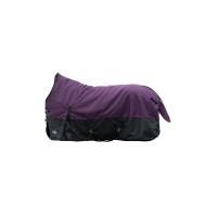 Cobertura highneck HKM Glasgow 1200D forro polar Ameixa / preto Violeta