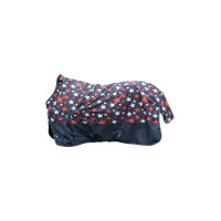 Cobertura highneck HKM Norwich 600D 300g Bege / marrom