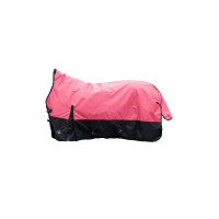 Capa highneck HKM Norwich 600D forro liso Coral / preto Vermelho Capa highneck HKM Norwich 600D forro liso Coral / preto Vermelho