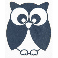 Aplique termocolante coruja HKM Azul-marinho ps filme Aplique termocolante coruja HKM Azul-marinho ps filme