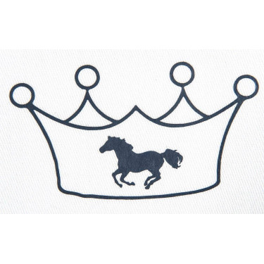 Emblema termocolante coroa e cavalo HKM Emblema termocolante coroa e cavalo HKM