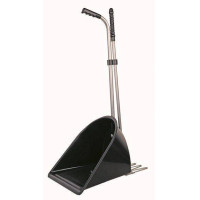 Pá e ancinho para estrume HKM Preto