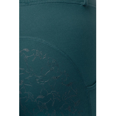 Legging Horze Dea infantil térmico com grip completo Legging Horze Dea infantil térmico com grip completo