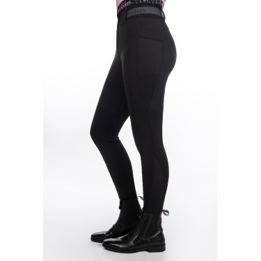 Calça feminina Hailey fundo 1/1 em silicone HKM Preto Calça feminina Hailey fundo 1/1 em silicone HKM Preto