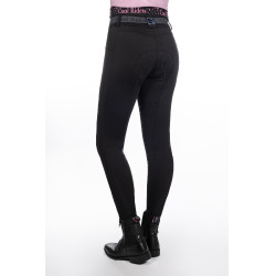 Calça feminina Hailey fundo 1/1 em silicone HKM Preto Calça feminina Hailey fundo 1/1 em silicone HKM Preto