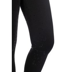 Calça feminina Hailey fundo 1/1 em silicone HKM Preto Calça feminina Hailey fundo 1/1 em silicone HKM Preto