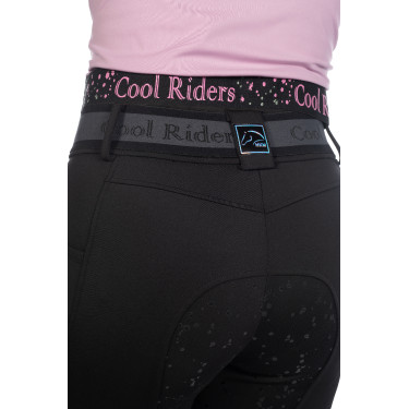 Calça feminina Hailey fundo 1/1 em silicone HKM Preto Calça feminina Hailey fundo 1/1 em silicone HKM Preto