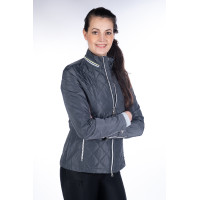 Casaco acolchoado Limoni HKM mulher Grafite Cinzento Casaco acolchoado Limoni HKM mulher Grafite Cinzento