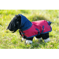 Capa de exterior Cuddle Pony HKM Azul-marinho / rosa vivo Capa de exterior Cuddle Pony HKM Azul-marinho / rosa vivo