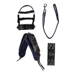 Conjunto de longe Cuddle Pony HKM Preto