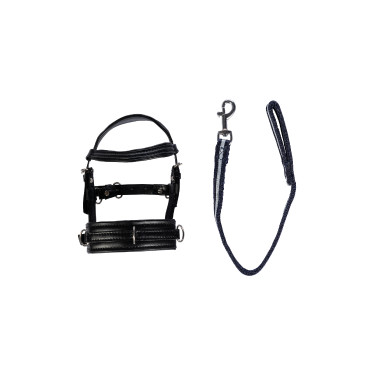 Conjunto de longe Cuddle Pony HKM Preto Conjunto de longe Cuddle Pony HKM Preto
