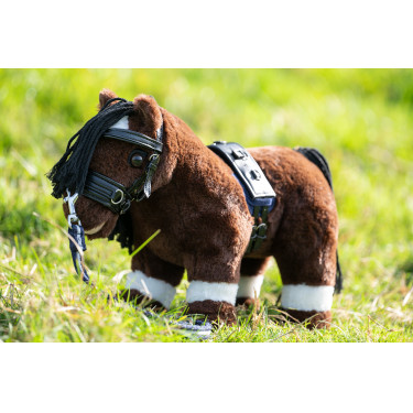 Conjunto de longe Cuddle Pony HKM Preto Conjunto de longe Cuddle Pony HKM Preto