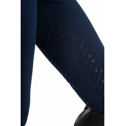 Calça feminina Aruba Denim com fundo 1/1 em silicone HKM Azul escuro