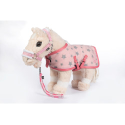 Conjunto Star Cuddle Pony HKM Rosa estrelas Conjunto Star Cuddle Pony HKM Rosa estrelas