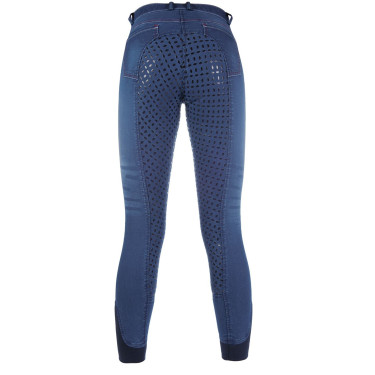 Calça Summer Denim Easy fundo 3/4 em silicone HKM Calça Summer Denim Easy fundo 3/4 em silicone HKM