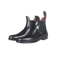 Botas de borracha Jodhpur Soft com inserto HKM Preto