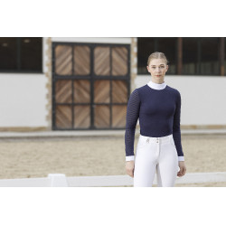 Polo de competição Monaco de mangas compridas HKM Polo de competição Monaco de mangas compridas HKM