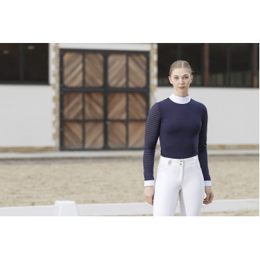 Polo de competição Monaco de mangas compridas HKM Polo de competição Monaco de mangas compridas HKM