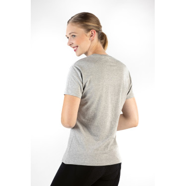 Camiseta Gráfica Cavalo HKM Cinza claro / mescla Cinzento