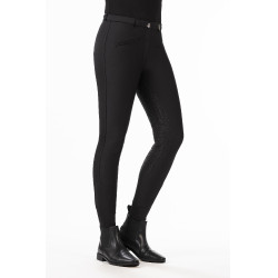 Calça softshell Winner com fundo em silicone HKM Preto