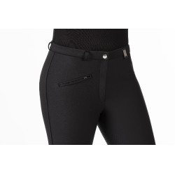 Calça softshell Winner com fundo em silicone HKM Preto
