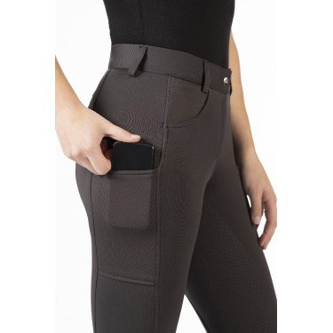 Calça Emma com fundo integral em silicone HKM Calça Emma com fundo integral em silicone HKM