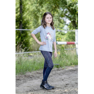 Legging Flow Reflective Kids fundo integral em s. HKM Legging Flow Reflective Kids fundo integral em s. HKM