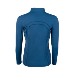 Polo de mangas compridas Port Royal HKM Azul escuro